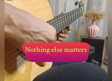 آموزش آهنگ nothing else matters بی کلام با گیتار + نت و تبلچر