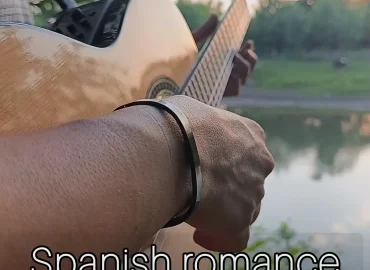 آموزش آهنگ زیبای اسپانیش رومنس spanish romance + نت و تبلچر
