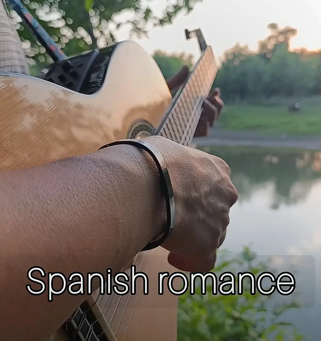 آموزش آهنگ زیبای اسپانیش رومنس spanish romance + نت و تبلچر