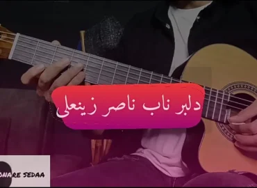 آموزش ملودی آهنگ دلبر ناب ناصر زینعلی + تبلچر و بک ترک