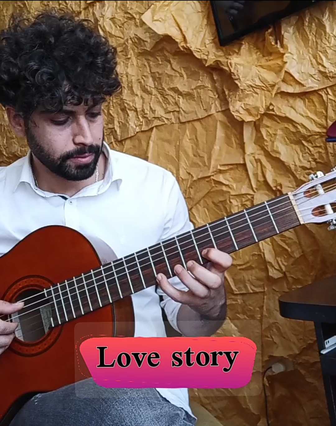 آموزش ملودی آهنگ لاو استوری love story داستان عشق + نت و تبلچر